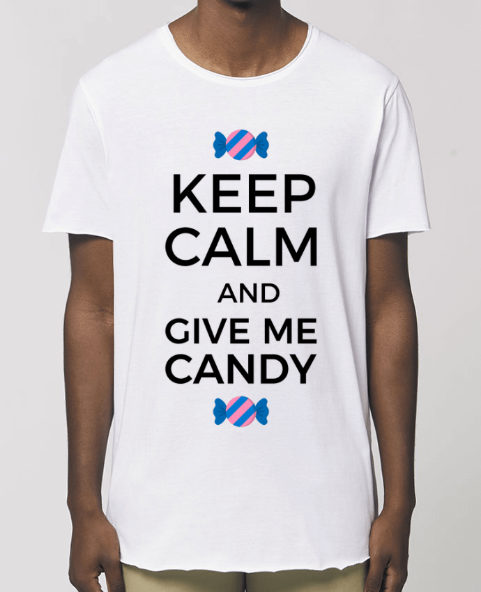 Men\'s long t-shirt Stanley Skater Keep Calm and give me candy Par  tunetoo