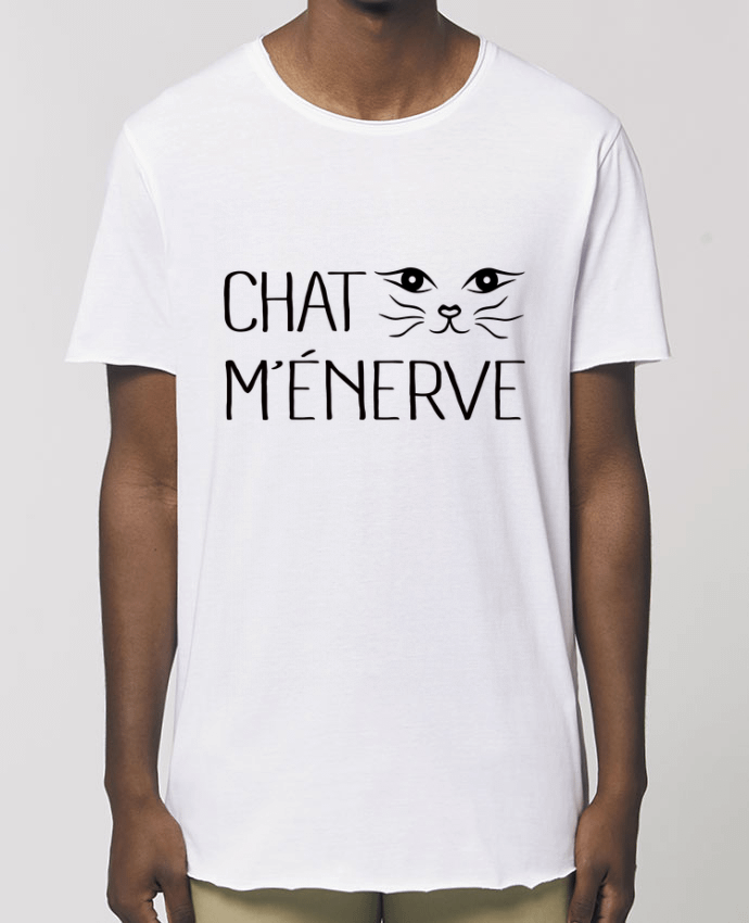 Tee-shirt Homme Chat m'énerve Par  Freeyourshirt.com