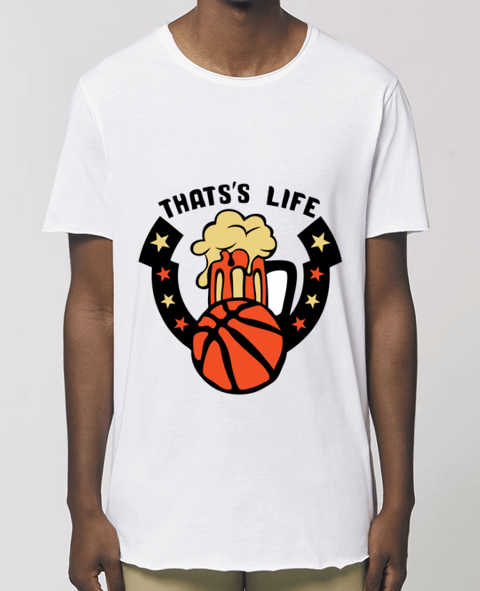 Tee-shirt Homme basketball biere citation thats s life message Par  Achille