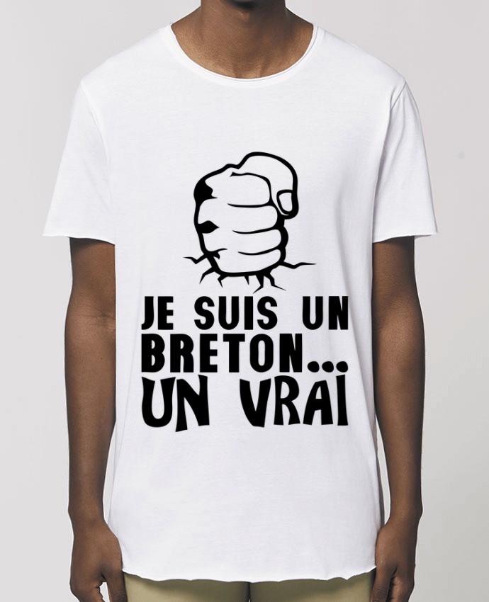 Tee-shirt Homme breton vrai veritable citation humour Par  Achille