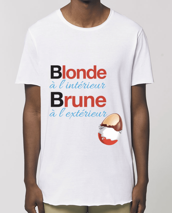 Camiseta larga pora él  Stanley Skater Blonde à l'intérieur / Brune à l'extérieur Par  Monidentitevisuelle