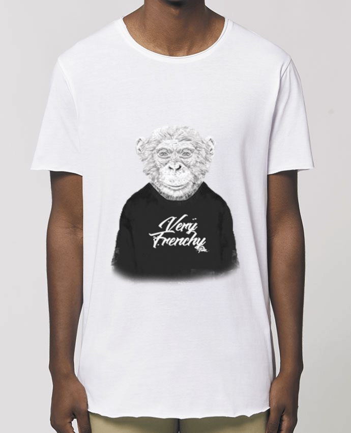 T-Shirt Long - Stanley SKATER Monkey Very Frenchy Par  Bellec