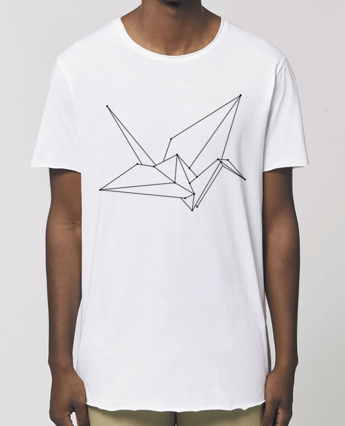 Men\'s long t-shirt Stanley Skater Origami bird Par  /wait-design