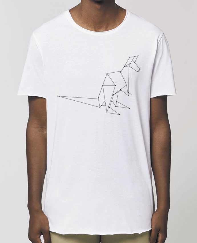 Men\'s long t-shirt Stanley Skater Origami kangourou Par  /wait-design
