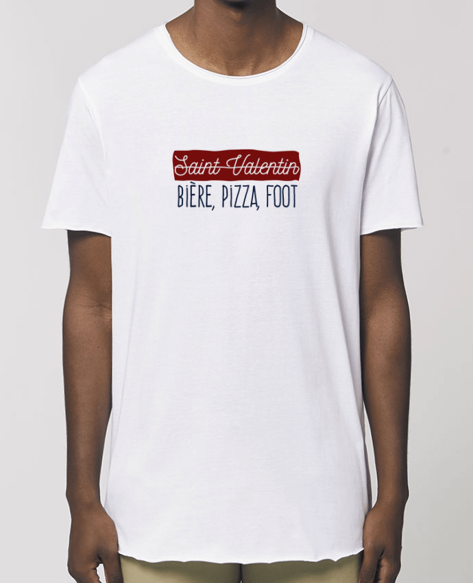 Men\'s long t-shirt Stanley Skater Saint Valentin | Bière Pizza Foot | n°1 Par  AkenGraphics