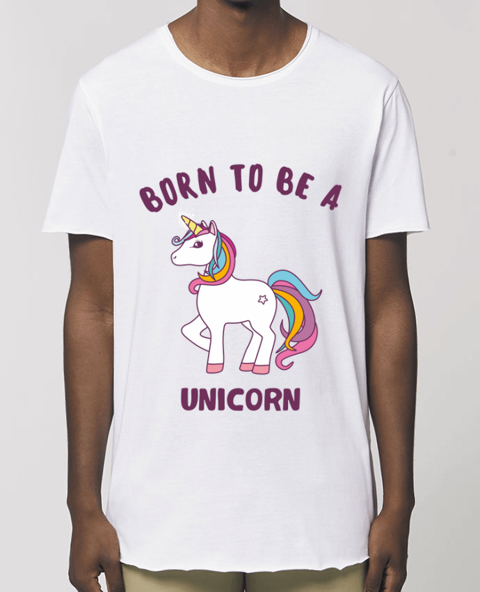Tee-shirt Homme Born to be a unicorn Par  Bichette