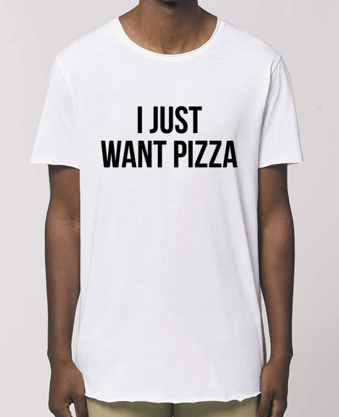 Men\'s long t-shirt Stanley Skater I just want pizza Par  Bichette