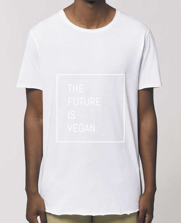 Men\'s long t-shirt Stanley Skater The future is vegan. Par  Bichette