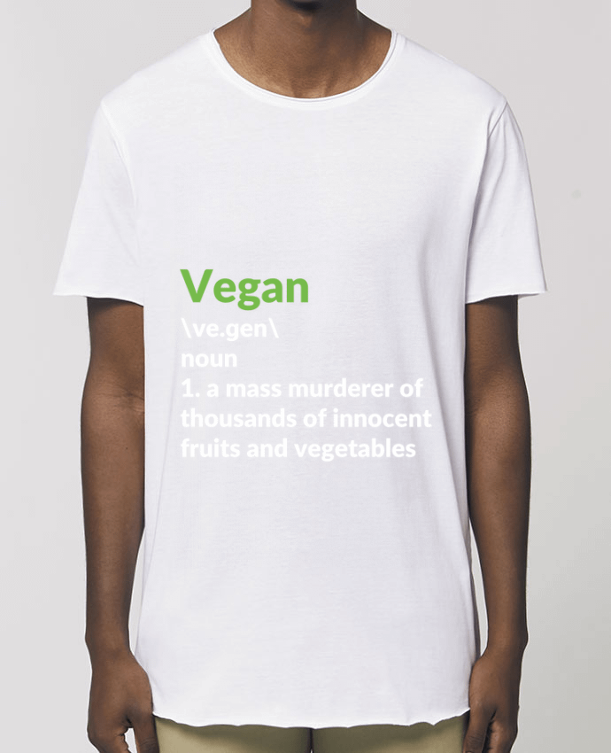 Tee-shirt Homme Vegan definition 2 Par  Bichette
