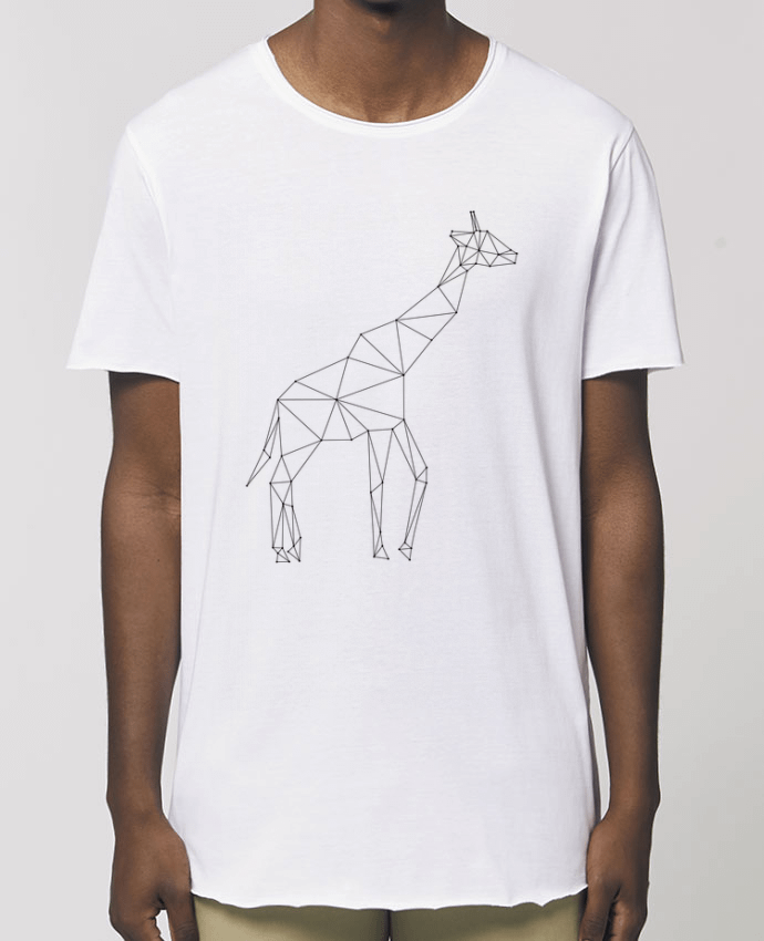 T-Shirt Long - Stanley SKATER Giraffe origami Par  /wait-design