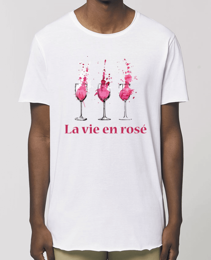 Men\'s long t-shirt Stanley Skater La vie en rosé Par  tunetoo