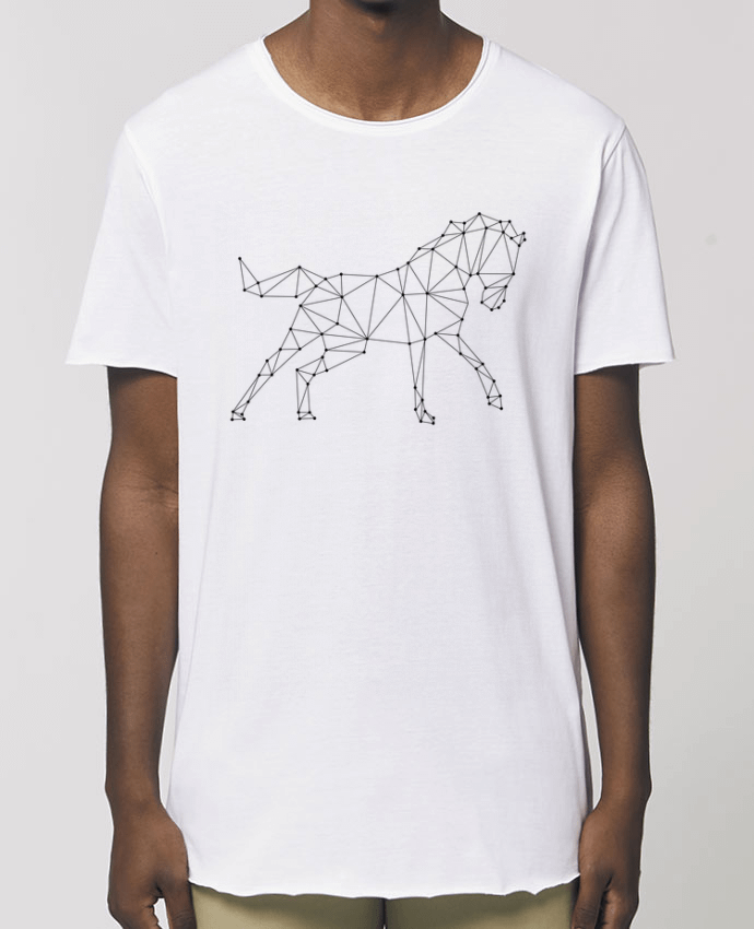 T-Shirt Long - Stanley SKATER horse - géométrique Par  /wait-design