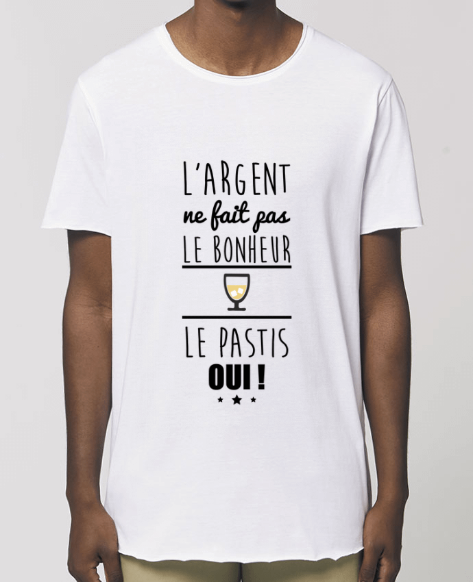 Tee-shirt Homme L'argent ne fait pas le bonheur le pastis oui ! Par  Benichan