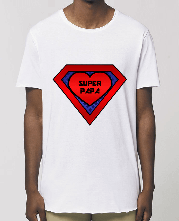 Men\'s long t-shirt Stanley Skater Super papa Par  FRENCHUP-MAYO