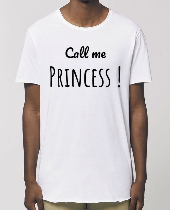 Men\'s long t-shirt Stanley Skater Call me Princess Par  Madame Loé