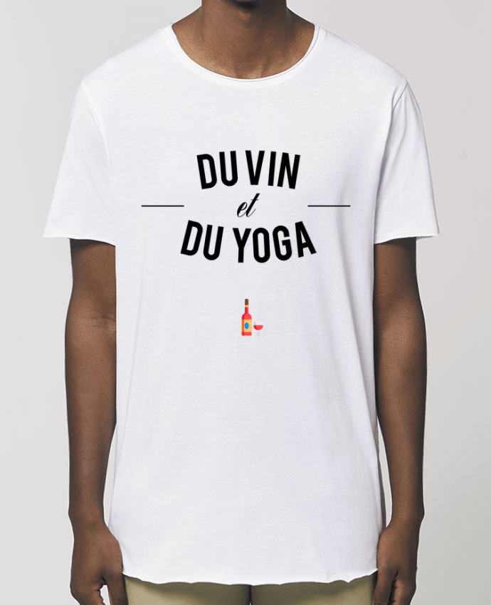 Tee-shirt Homme Du Vin et du Yoga Par  tunetoo