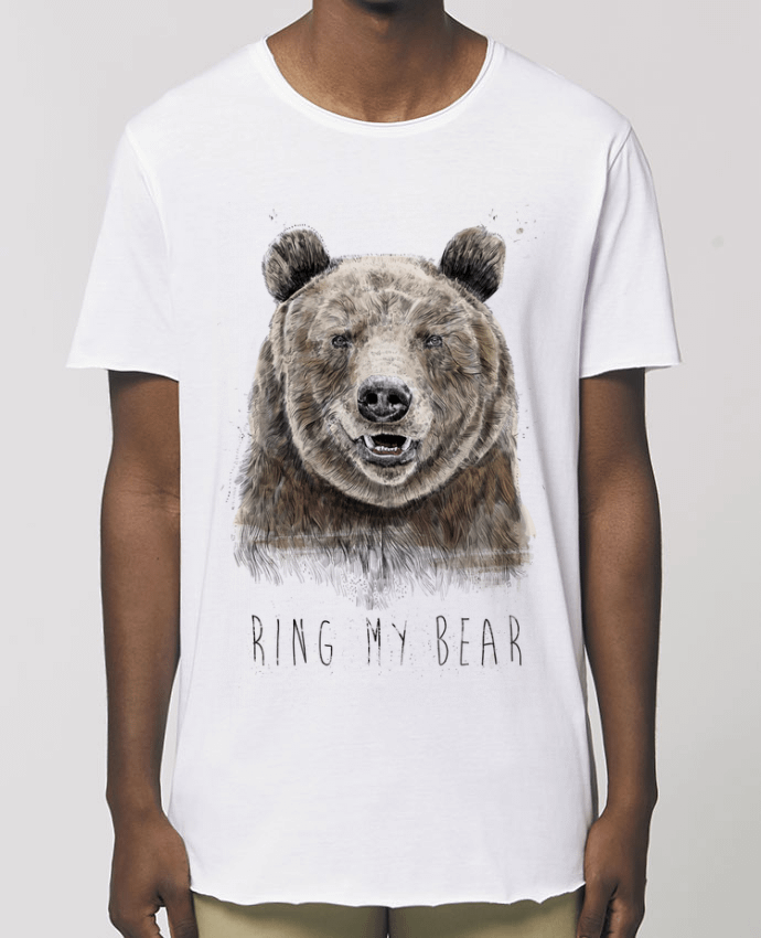 Men\'s long t-shirt Stanley Skater Ring my bear Par  Balàzs Solti