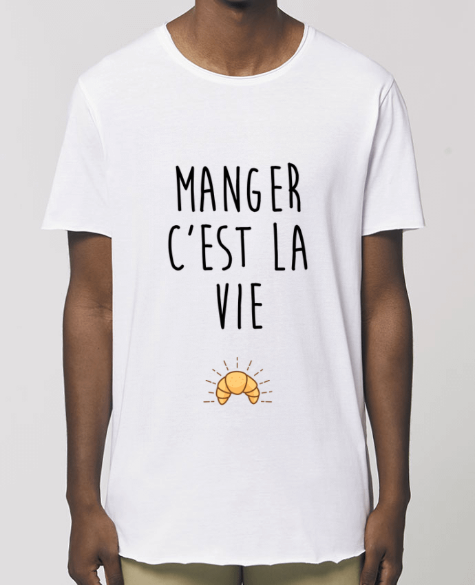 Men\'s long t-shirt Stanley Skater Manger c'est la vie Par  tunetoo