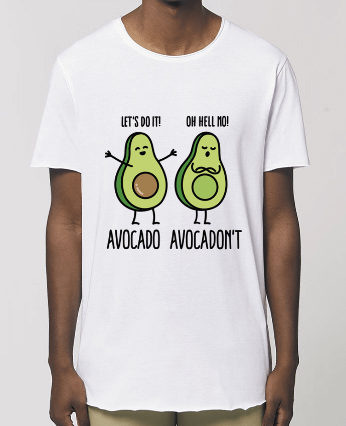 Men\'s long t-shirt Stanley Skater Avocado avocadont Par  LaundryFactory