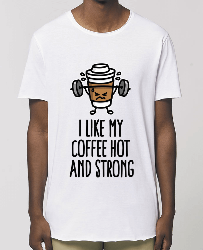 Tee-shirt Homme I like my coffee hot and strong Par  LaundryFactory