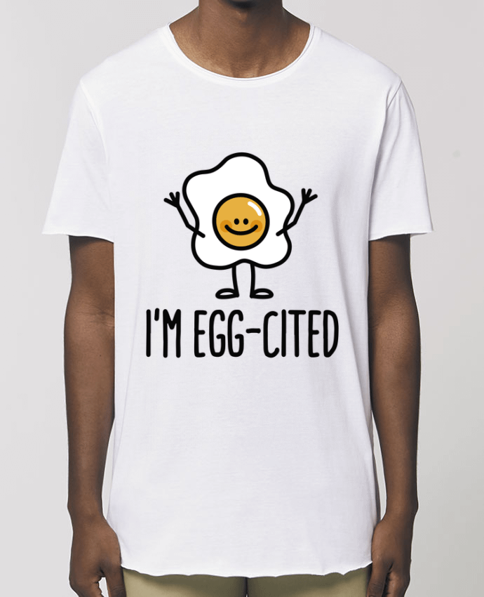 Camiseta larga pora él  Stanley Skater I'm egg-cited Par  LaundryFactory