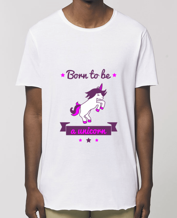 Men\'s long t-shirt Stanley Skater Born to be a unicorn Par  Benichan