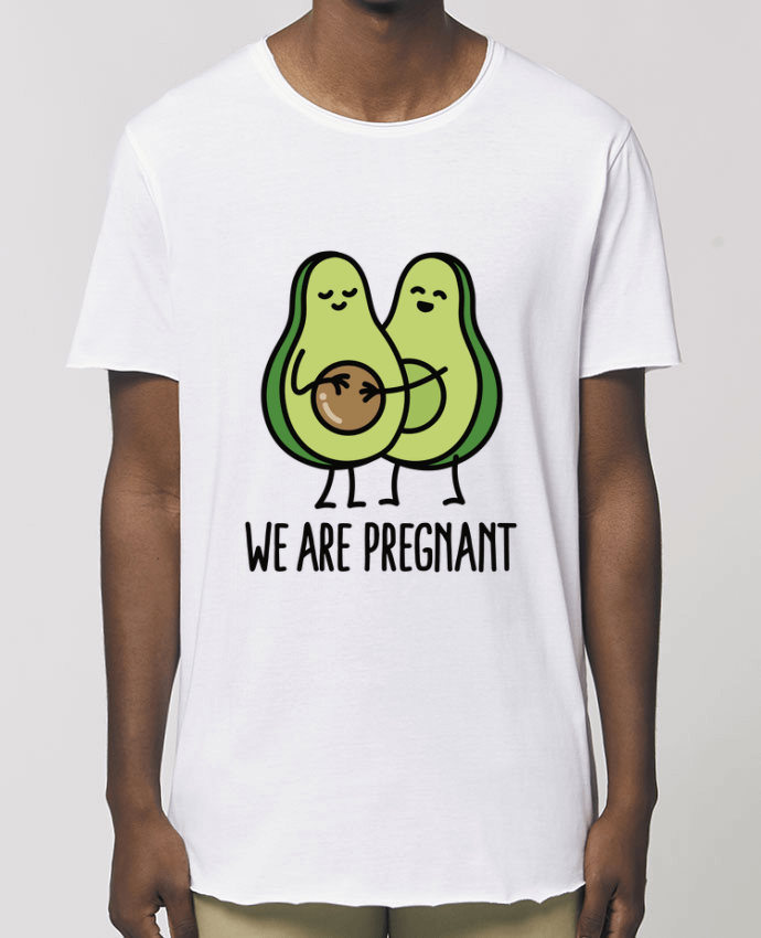 Tee-shirt Homme Avocado we are pregnant Par  LaundryFactory