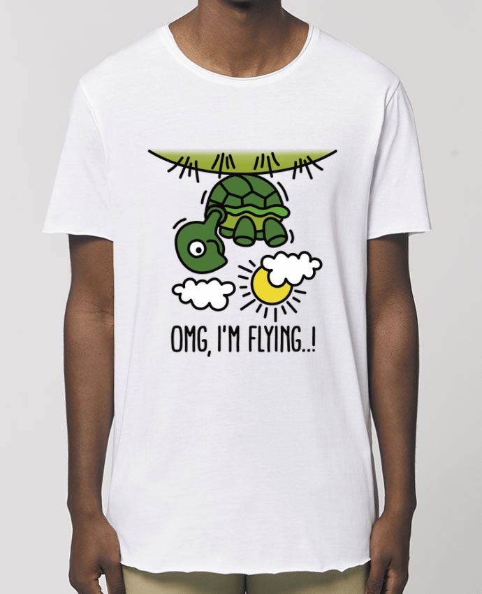 Tee-shirt Homme OMG IM FLYING Par  LaundryFactory