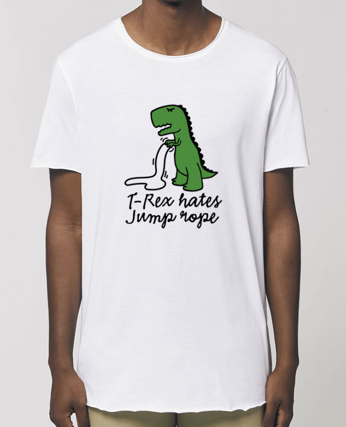 Tee-shirt Homme TREX HATES JUMP ROPE Par  LaundryFactory