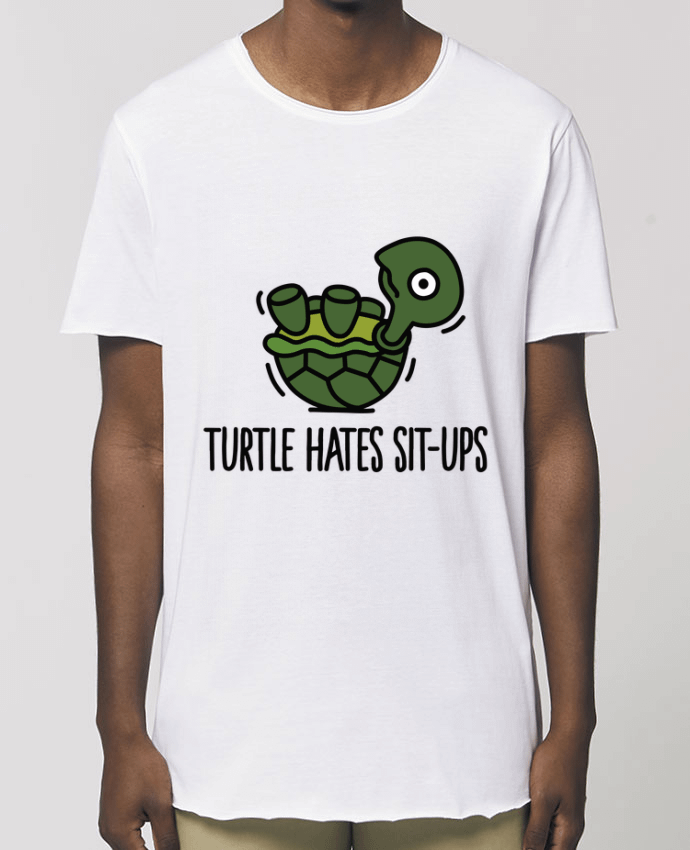 Camiseta larga pora él  Stanley Skater TURTLE HATES SIT-UPS Par  LaundryFactory