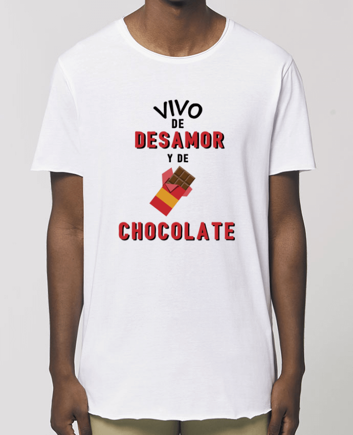 Tee-shirt Homme Vivo de desamor y de chocolate Par  tunetoo