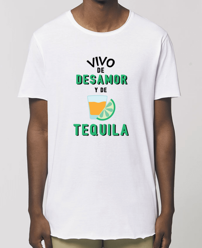 Tee-shirt Homme Vivo de desamor y de tequila Par  tunetoo
