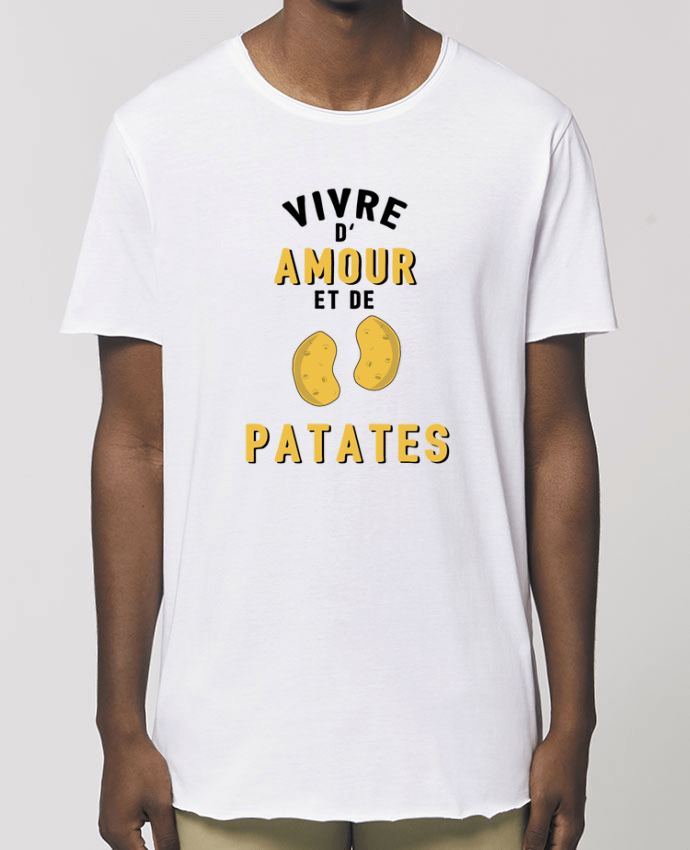 Camiseta larga pora él  Stanley Skater Vivre d'amour et de patates Par  tunetoo