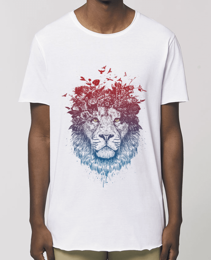 Tee-shirt Homme Floral lion III Par  Balàzs Solti