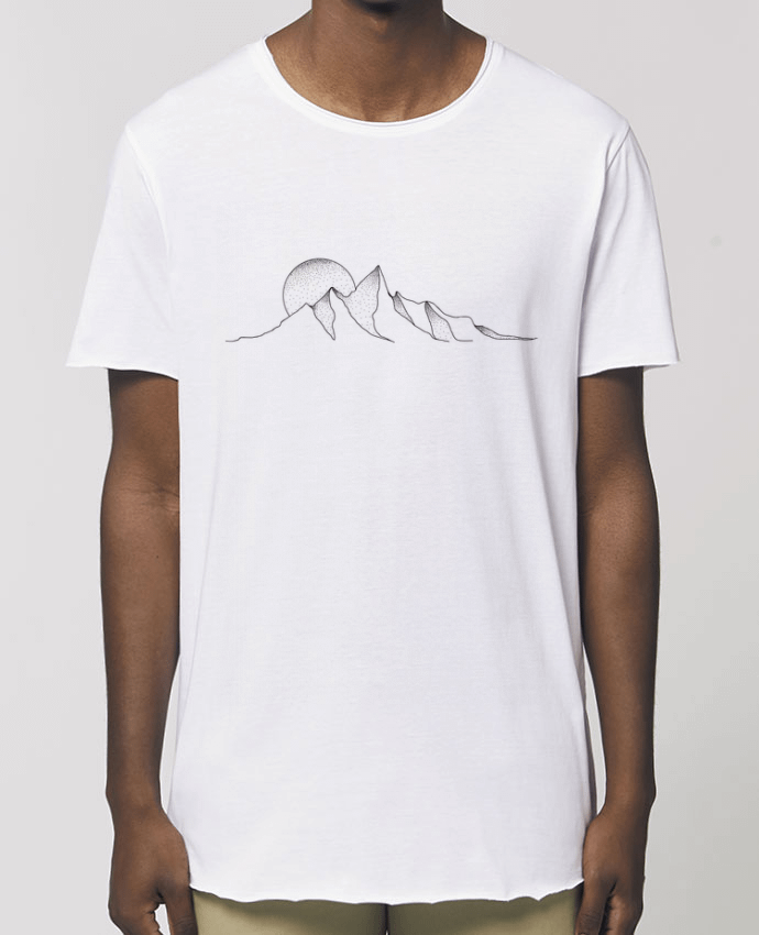 Men\'s long t-shirt Stanley Skater mountain draw Par  /wait-design