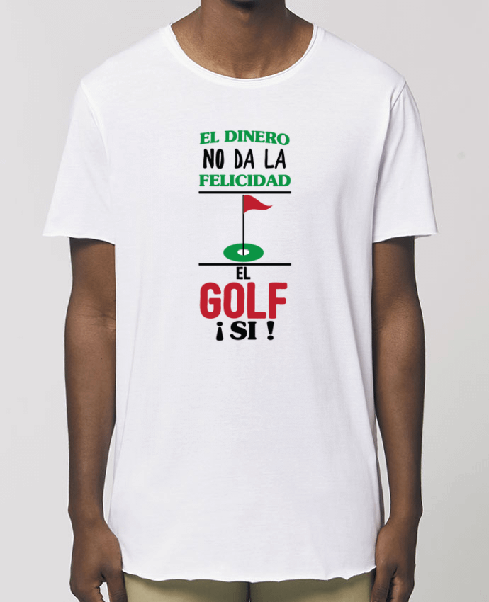 T-Shirt Long - Stanley SKATER El dinero no da la felicidad, el golf si ! Par  tunetoo