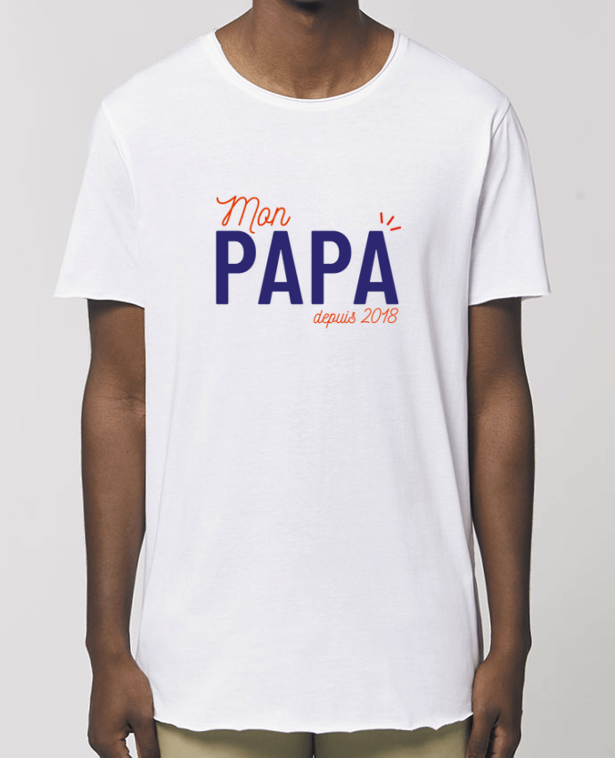 Tee-shirt Homme Mon papa depuis 2018 Par  arsen
