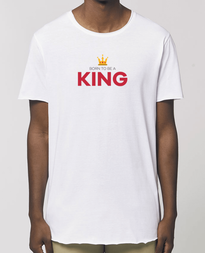 Tee-shirt Homme Born to be a king Par  tunetoo