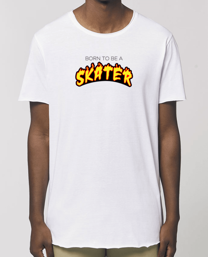 Camiseta larga pora él  Stanley Skater Born to be a skater Par  tunetoo