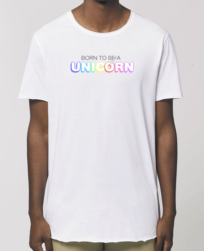Men\'s long t-shirt Stanley Skater Born to be a unicorn Par  tunetoo