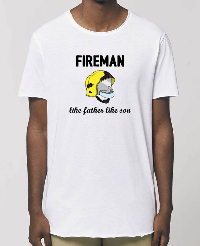 Men\'s long t-shirt Stanley Skater Fireman Like father like son Par  tunetoo