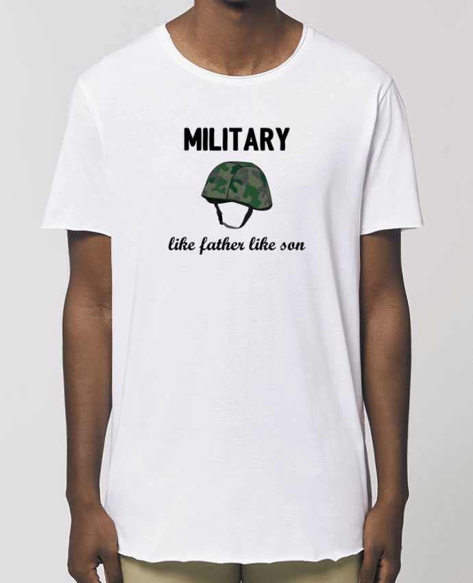 Tee-shirt Homme Military Like father like son Par  tunetoo