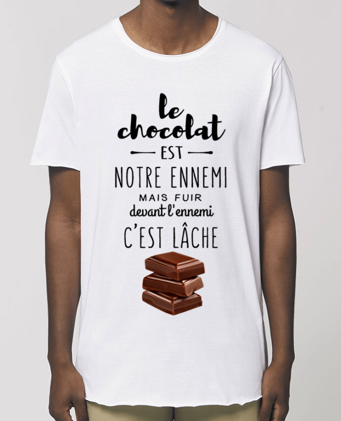 Men\'s long t-shirt Stanley Skater chocolat Par  DesignMe