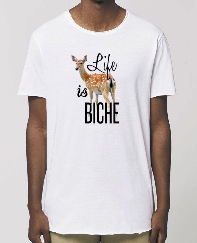 Tee-shirt Homme Life is a biche Par  tunetoo