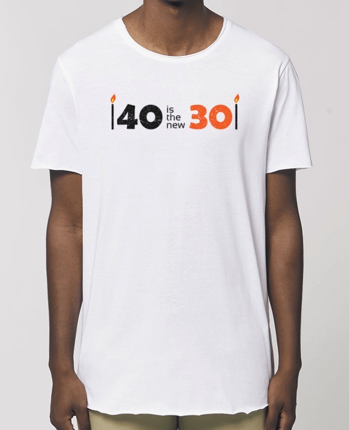 Tee-shirt Homme 40 is the new 30 Par  tunetoo