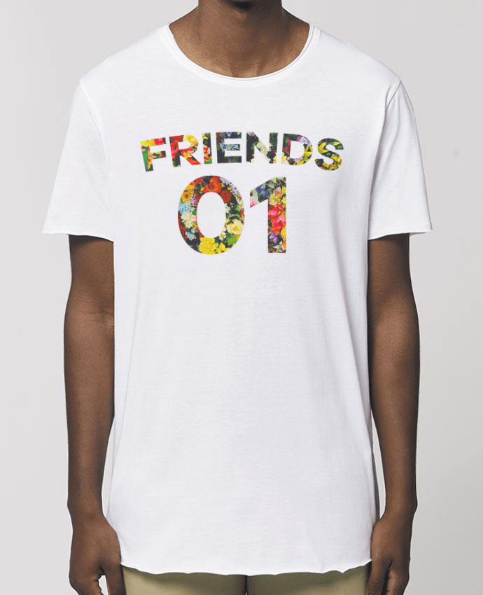 T-Shirt Long - Stanley SKATER BEST FRIENDS FLOWER 2 Par  tunetoo