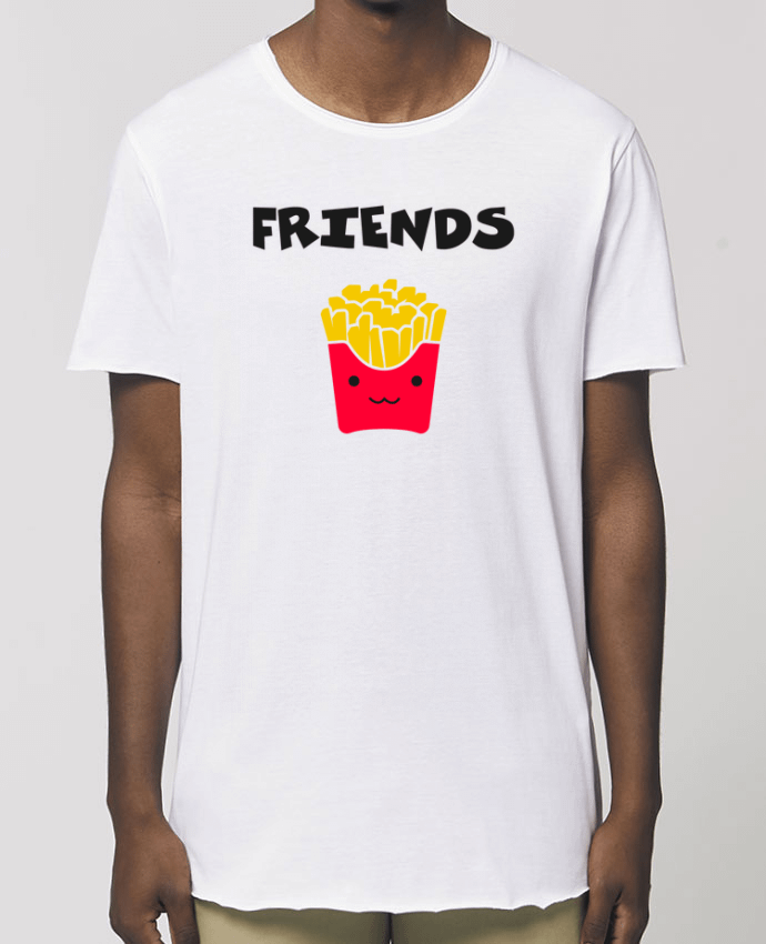 Men\'s long t-shirt Stanley Skater BEST FRIENDS FRIES Par  tunetoo