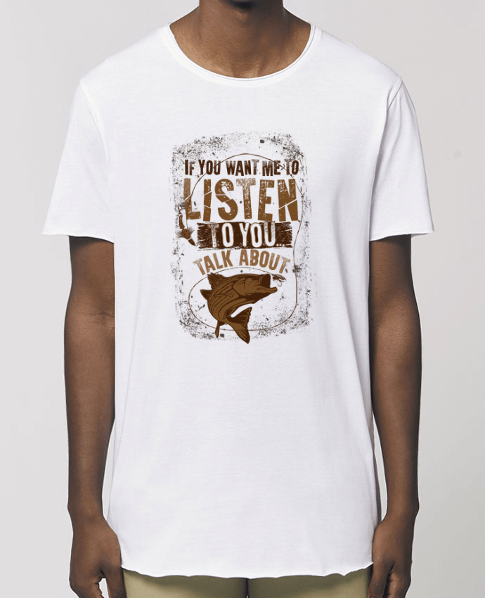 Camiseta larga pora él  Stanley Skater Talk about fishing Par  Original t-shirt