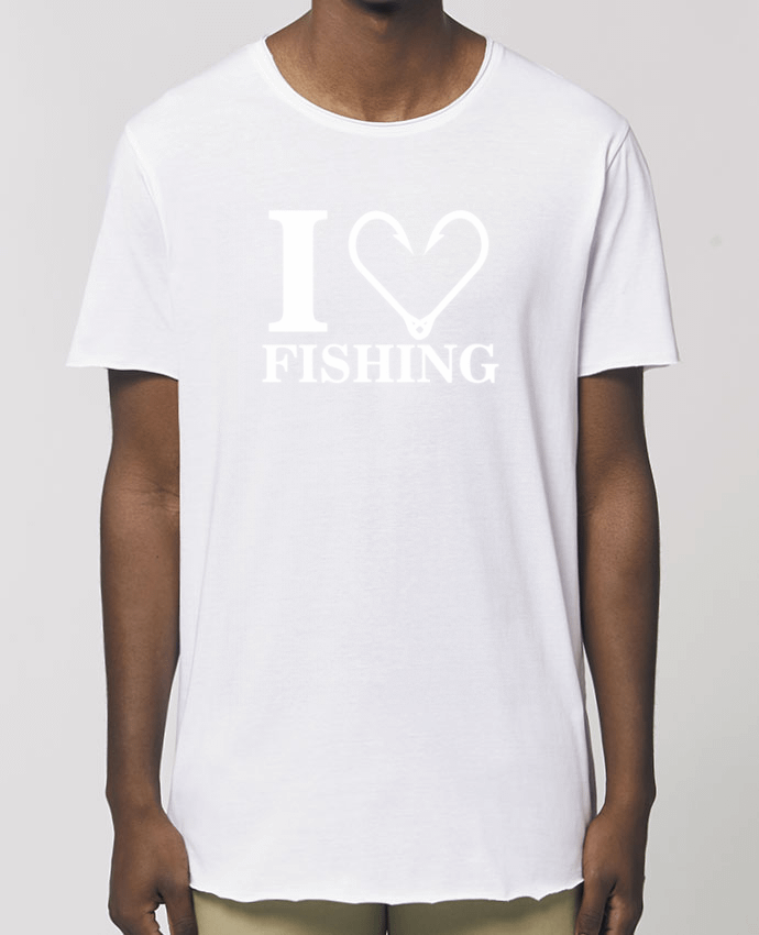 T-Shirt Long - Stanley SKATER I love fishing Par  Original t-shirt