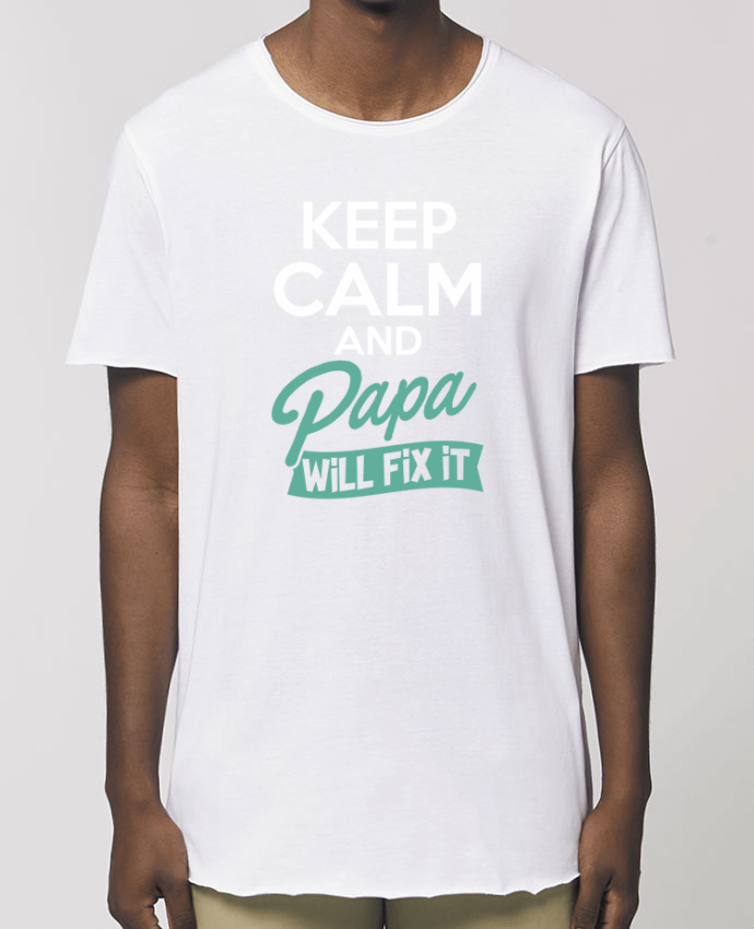 Men\'s long t-shirt Stanley Skater Keep calm Papa Par  Original t-shirt
